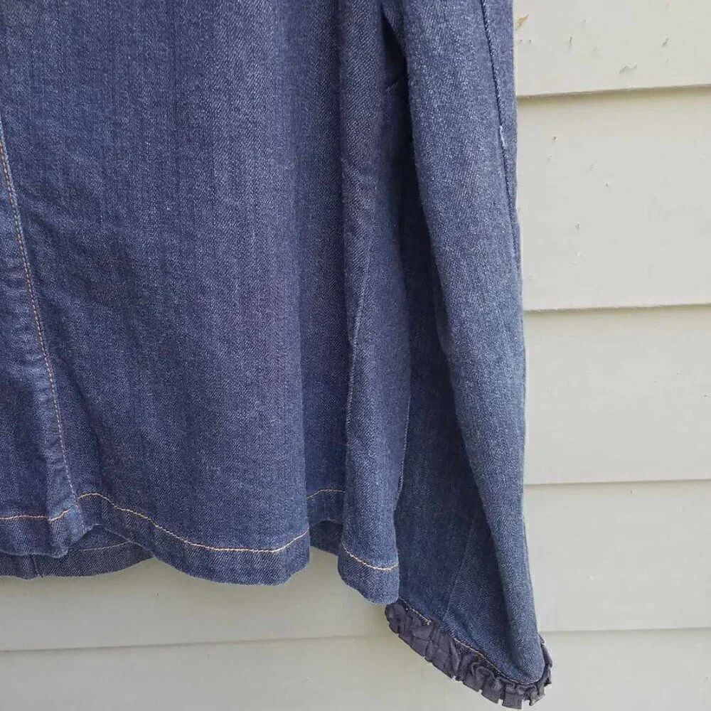 Liz Claiborne Denim Jacket Size Large - Picture 3 of 14